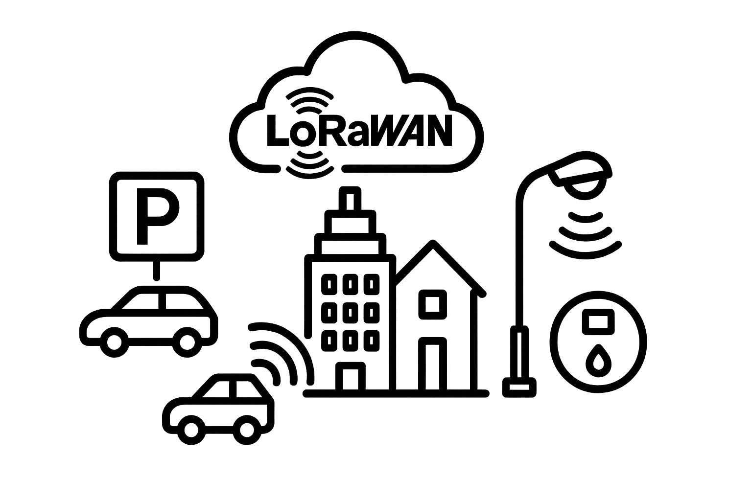 LoRaWAN v meste a obci